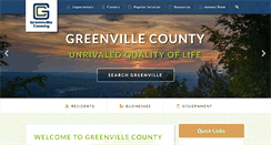 Desktop Screenshot of greenvillecounty.org